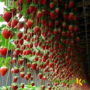 Клубника ампельная Анастасия купить по цене от 370р. в интернет-магазине «Посадика» с доставкой почтой в в Могочае и по всей России – [изображение №1].