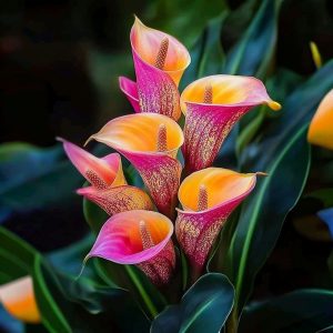 Калла Оникс купить по цене от 450р. в интернет-магазине «Посадика» с доставкой почтой в в Могочае и по всей России – [изображение №1].